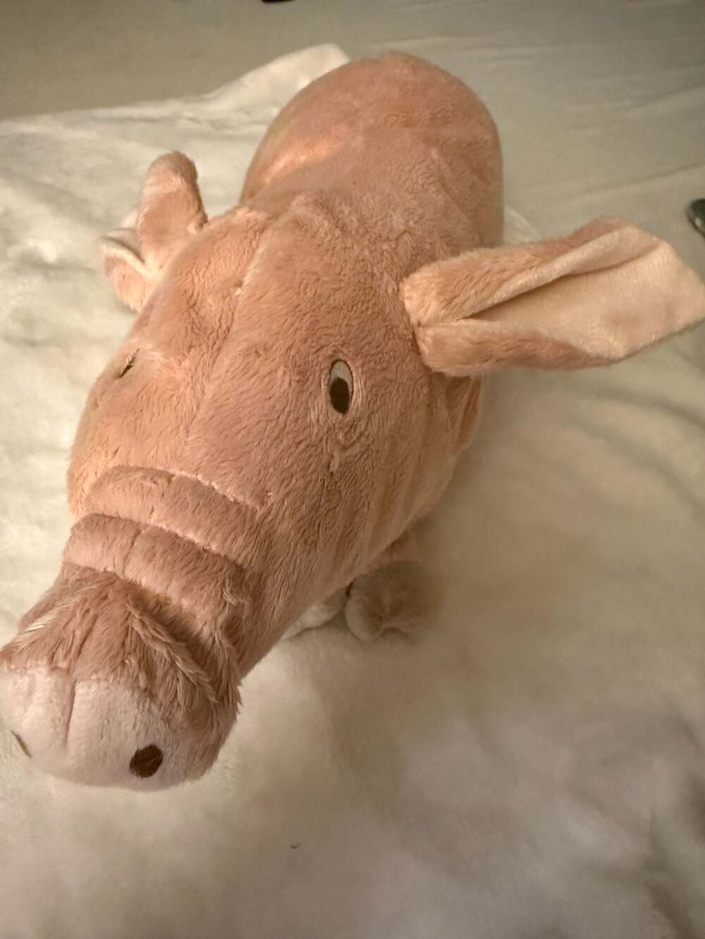 IKEA Knorrig Soft Pink Pig Plush Stuffed Animal Toy